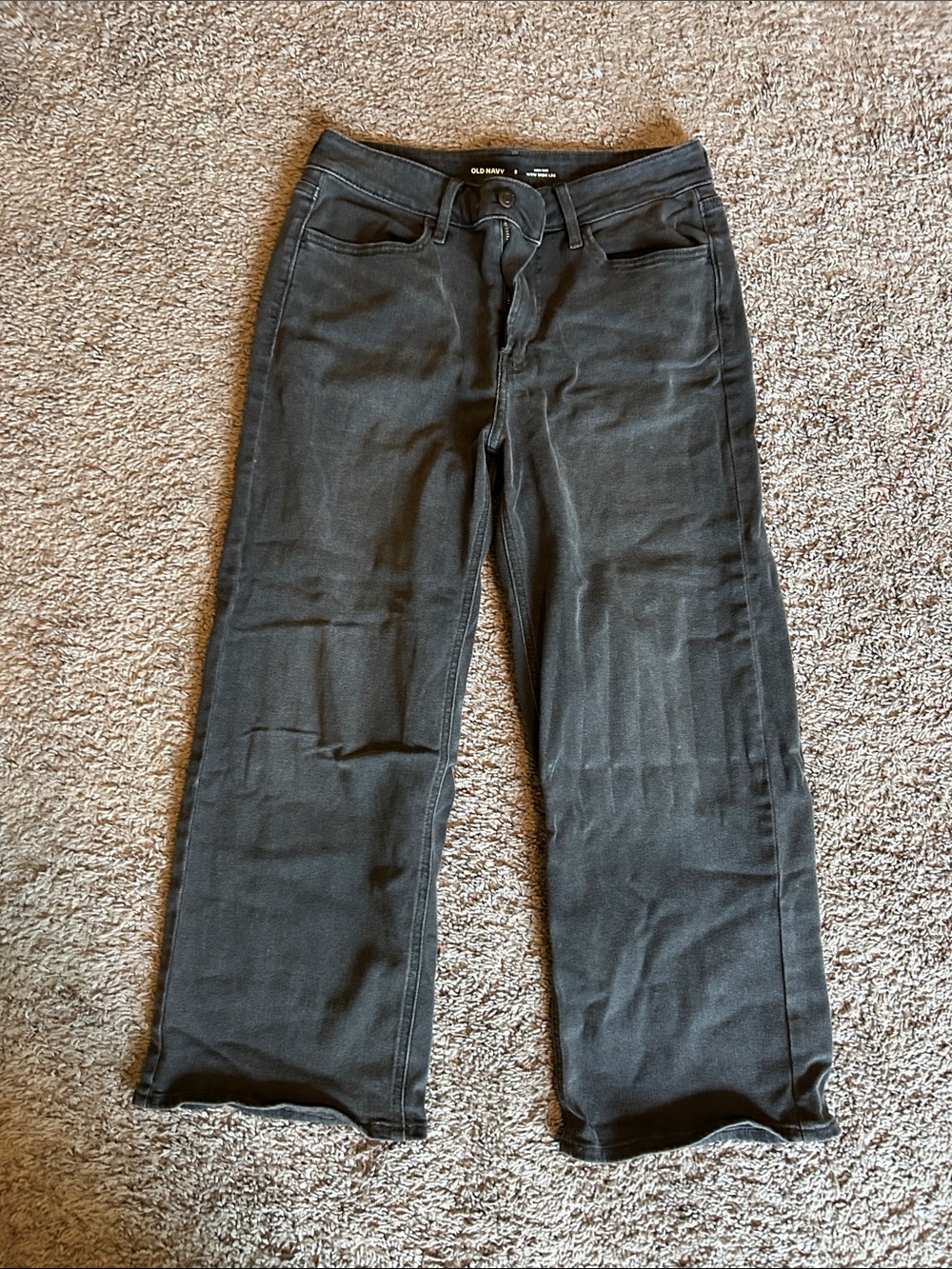 Old Navy Women's Black Straight-Leg Jeans - Classic Denim